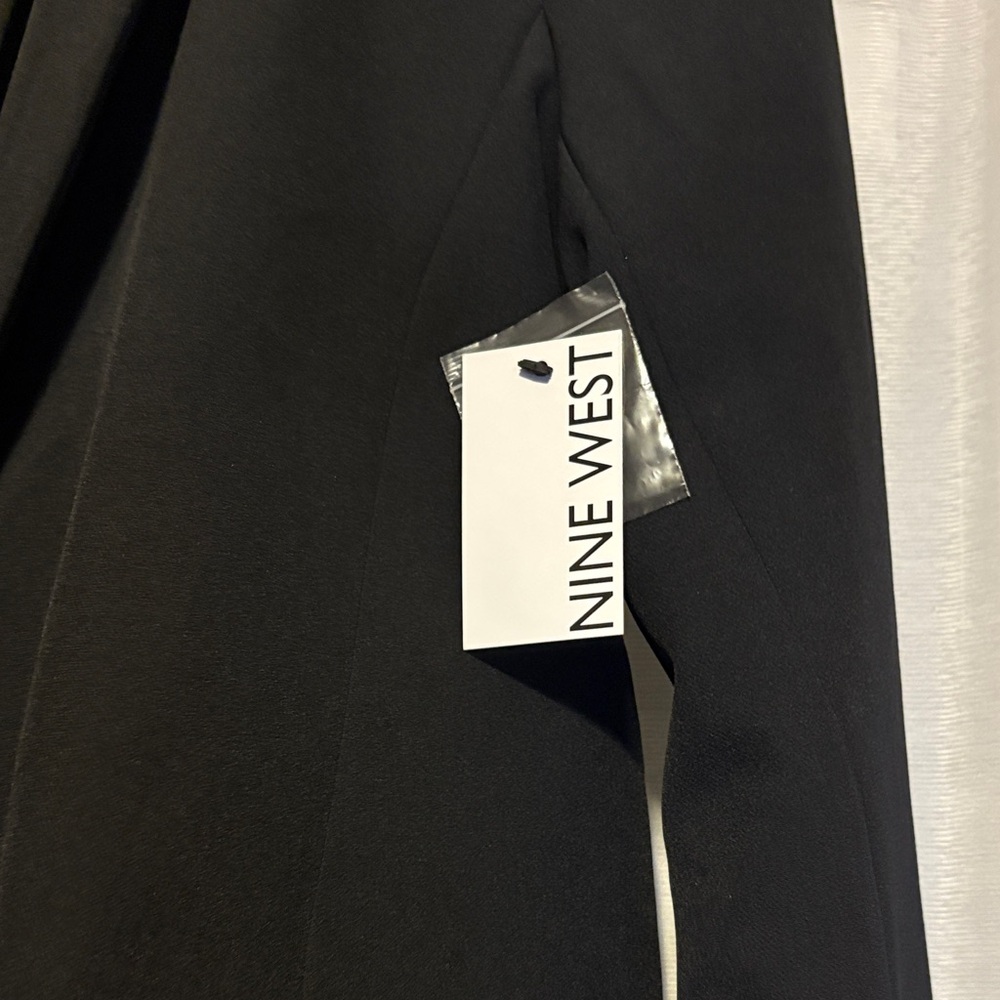 NEW Nine West Classic Single Button Black Blazer Size Large - Picture 8 of 8